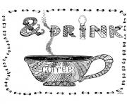 Printable drink by cathym12  coloring pages